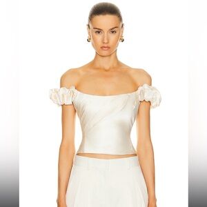 Love Shack Fancy Ileana Corset Top Size 10